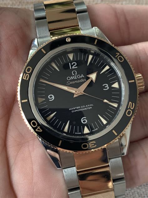 omega seamaster 300 sedna gold